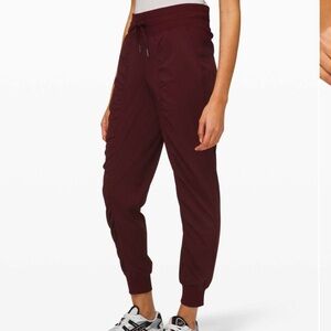 lululemon athletica Burgundy Track Pants